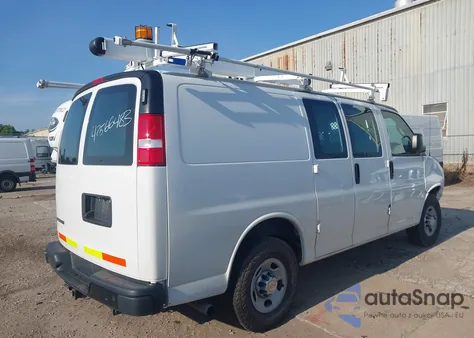 2020 Chevrolet Express Cargo Rwd 2500 Regular Wheelbase Wt from USA, damaged, VIN 1GCWGAFP0L1277861